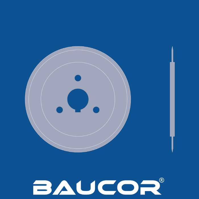 5" Diameter Smooth Edged Circular Blade, Part Number 90071