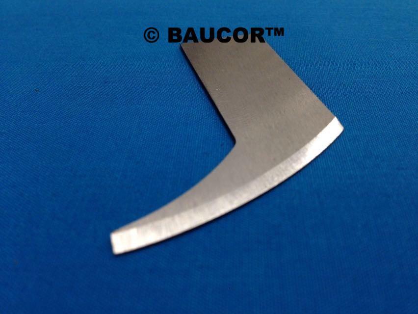 50mm (1.960") Long Curved Cutting Knife Blade -  Part Number 5055