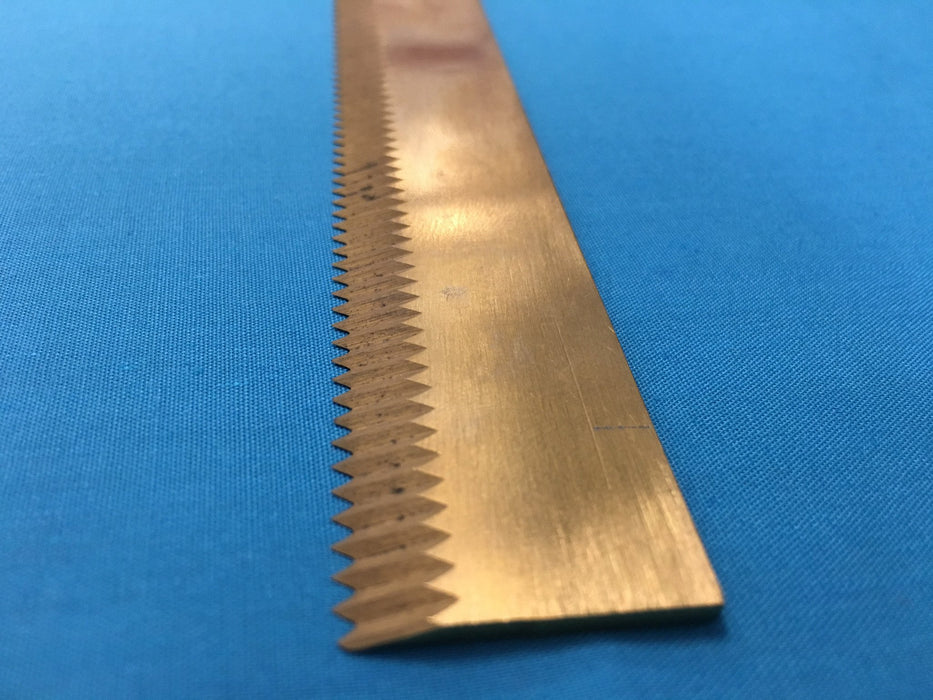 36" Long Packaging Perforating / Cut Off Knife Blade - Part Number 5249